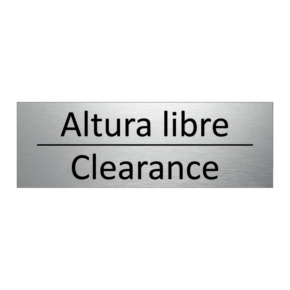 Altura libre - Clearance