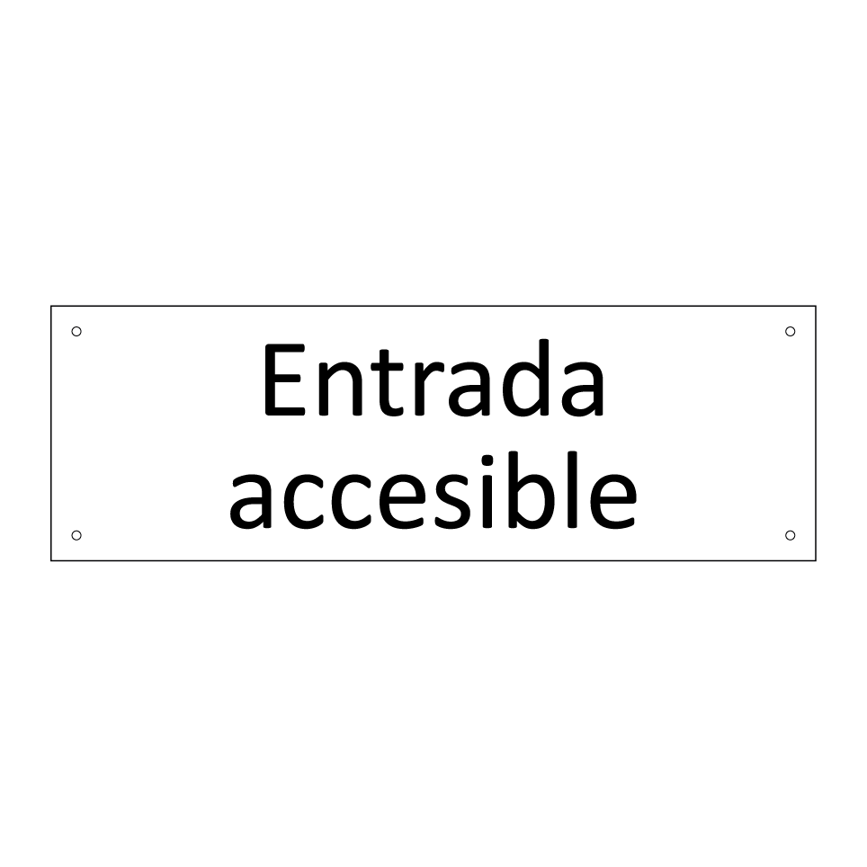 Entrada accesible