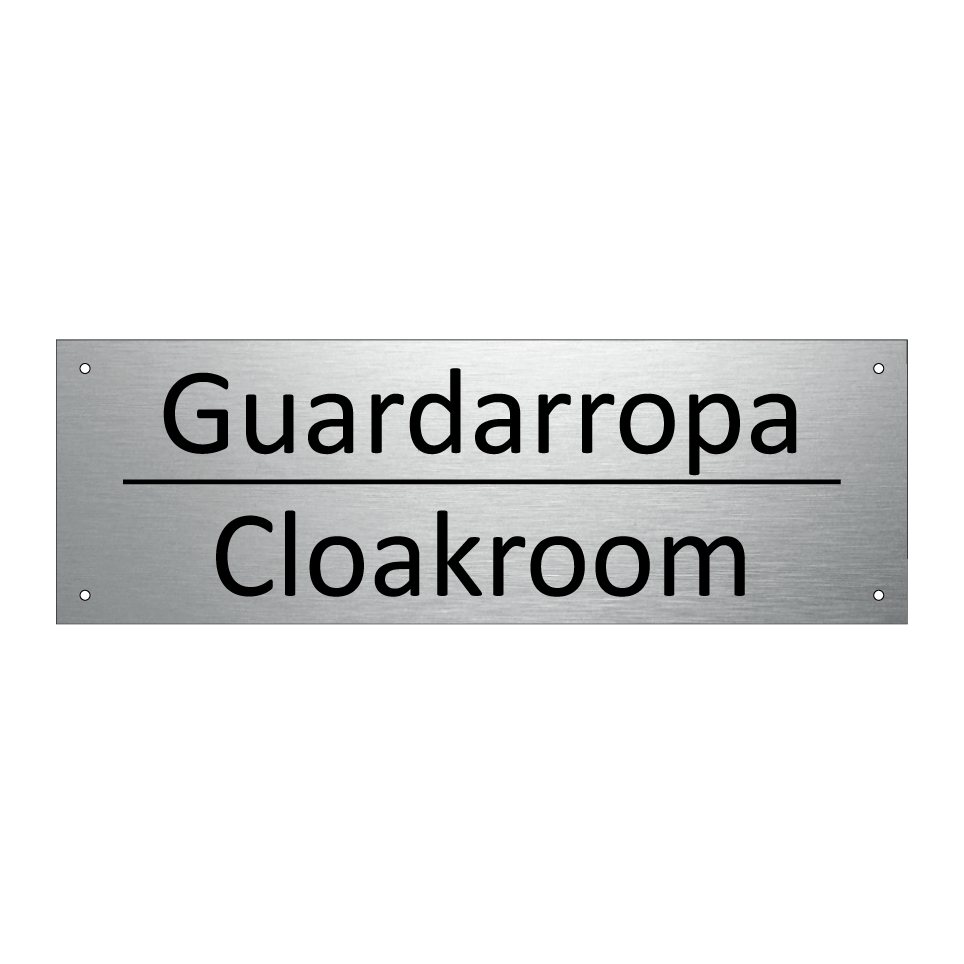 Guardarropa - Cloakroom