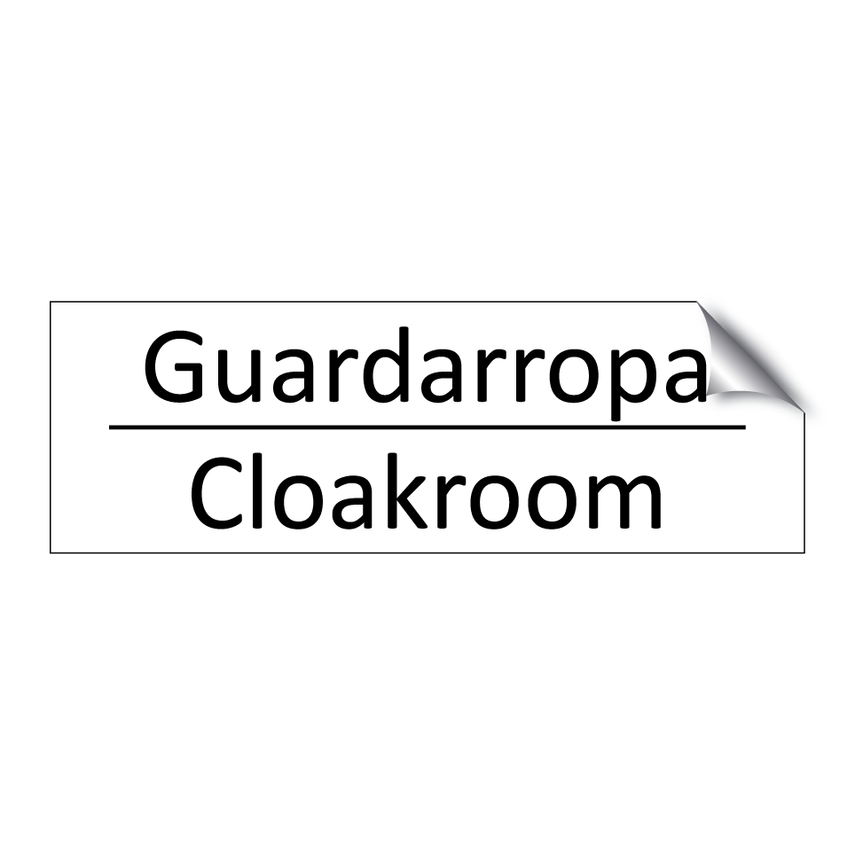 Guardarropa - Cloakroom