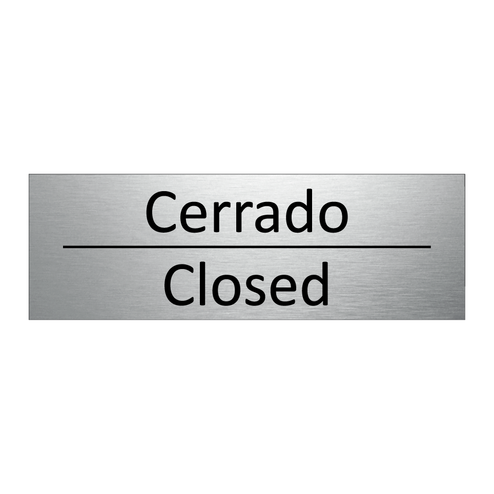 Cerrado - Closed
