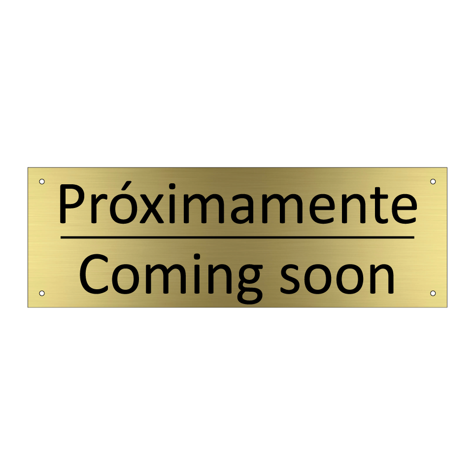 Próximamente - Coming soon