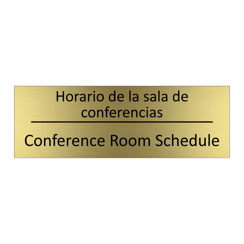 Horario de la sala de /.../ - Conference Room Schedule