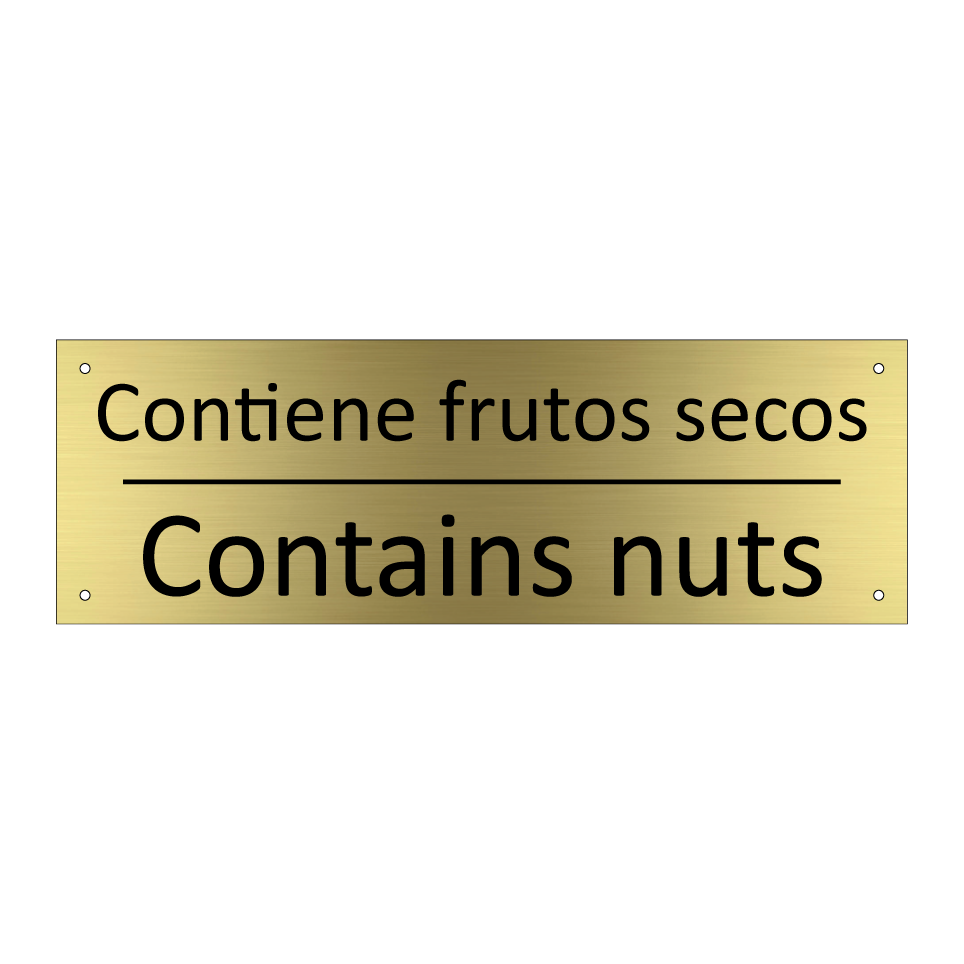 Contiene frutos secos - Contains nuts