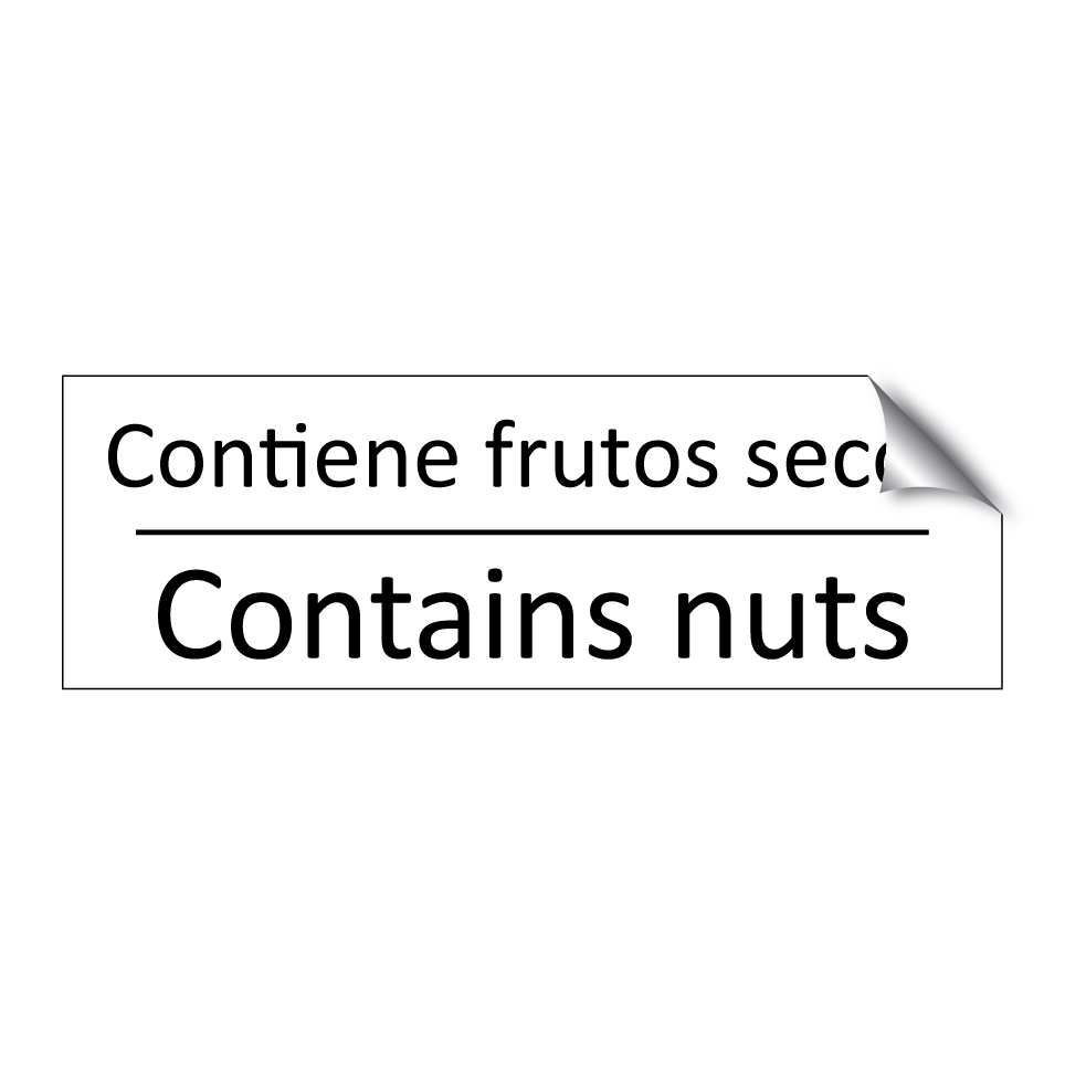 Contiene frutos secos - Contains nuts