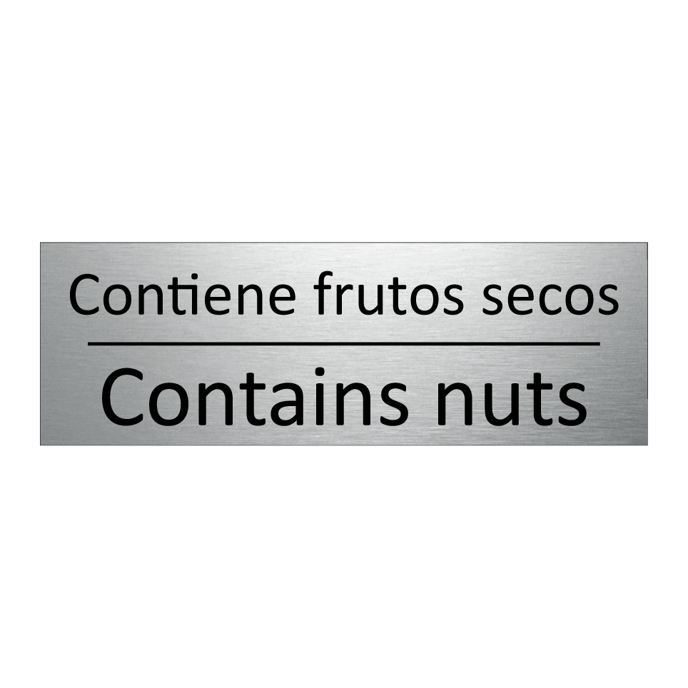 Contiene frutos secos - Contains nuts