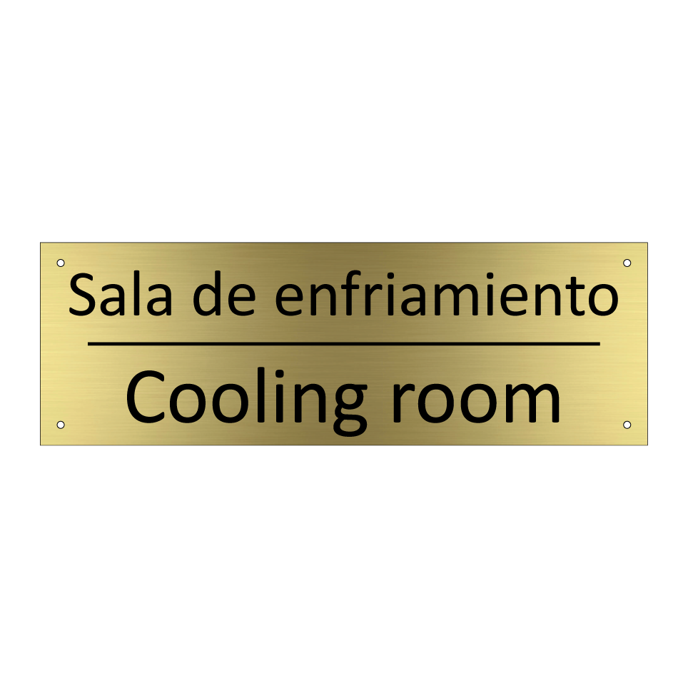 Sala de enfriamiento - Cooling room
