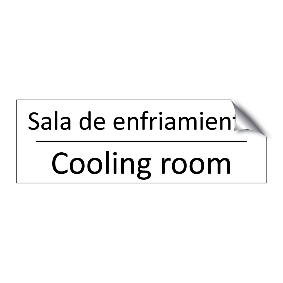 Sala de enfriamiento - Cooling room