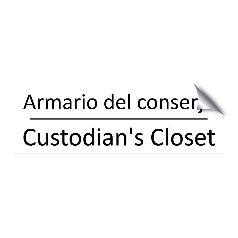Armario del conserje - Custodian's Closet