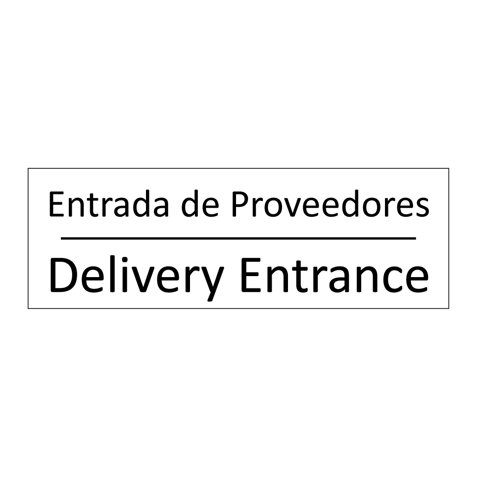 Entrada de Proveedores - Delivery Entrance