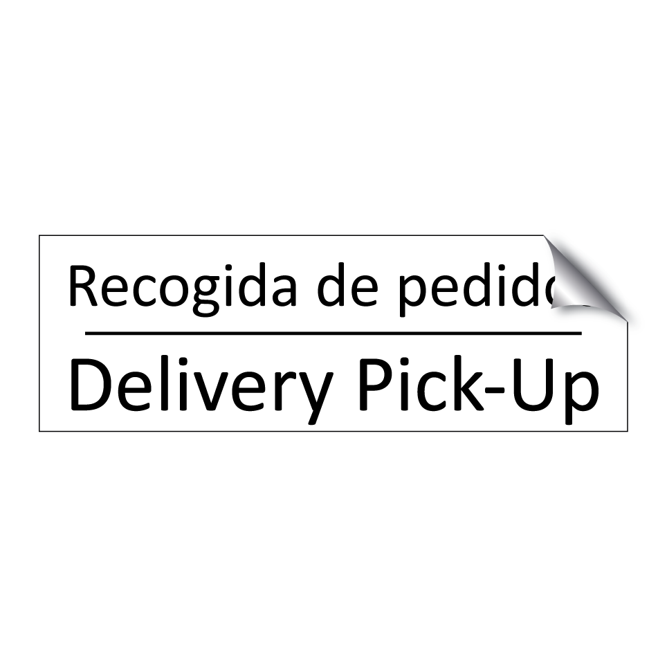 Recogida de pedidos - Delivery Pick-Up