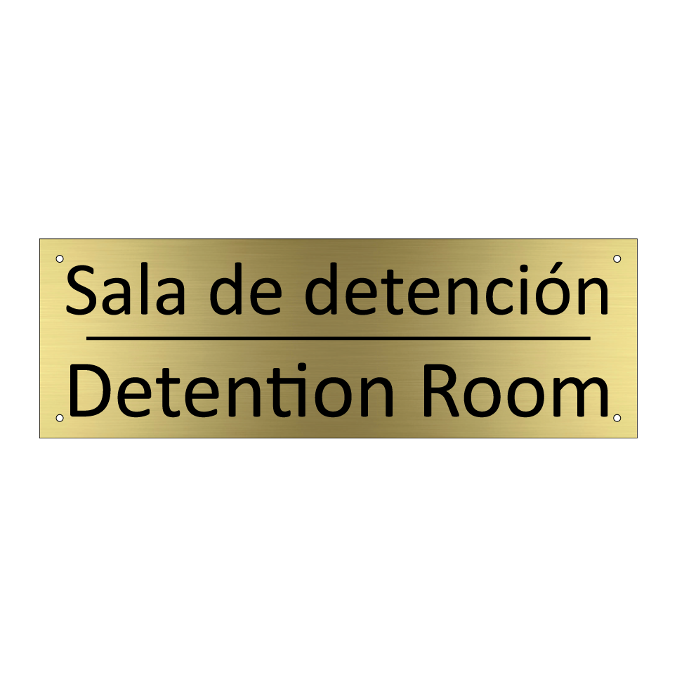Sala de detención - Detention Room