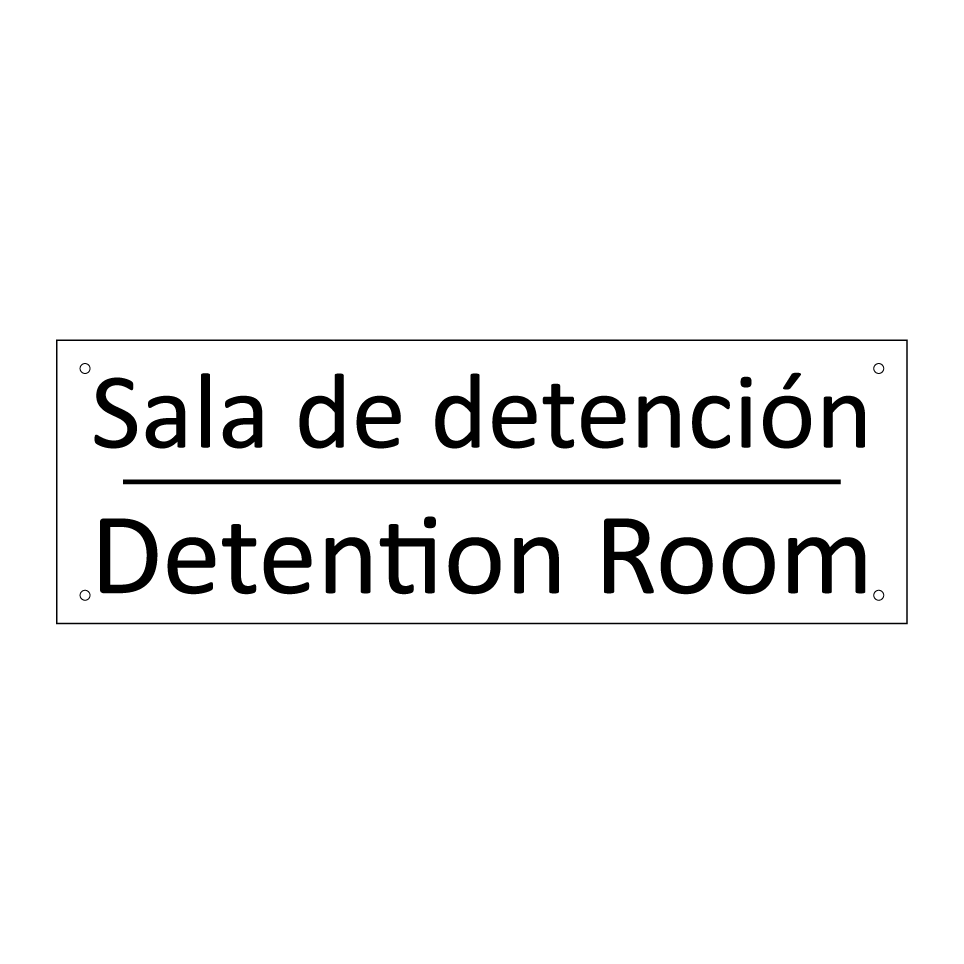 Sala de detención - Detention Room