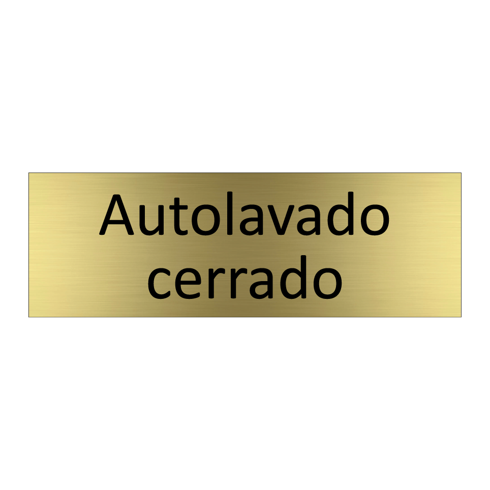 Autolavado cerrado