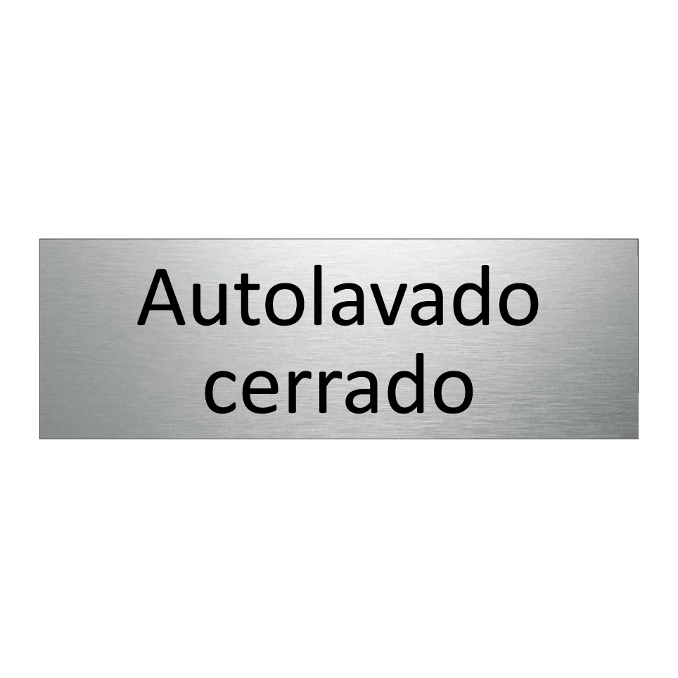 Autolavado cerrado