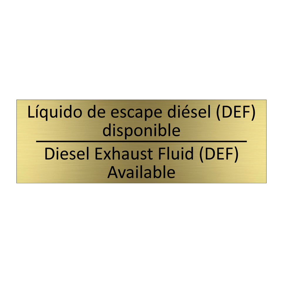 Líquido de escape diésel /.../ - Diesel Exhaust Fluid (DEF) /.../