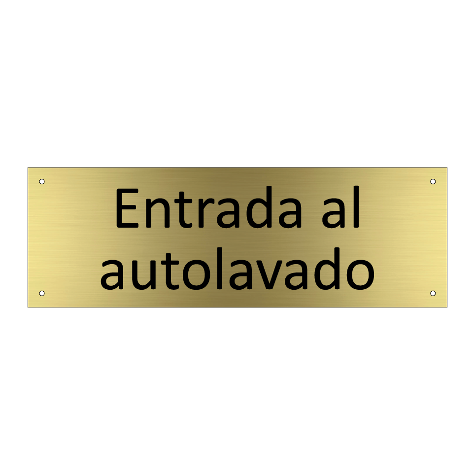 Entrada al autolavado