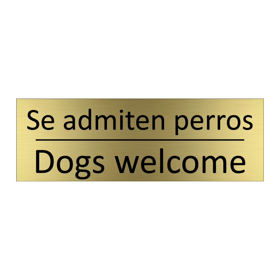 Se admiten perros - Dogs welcome