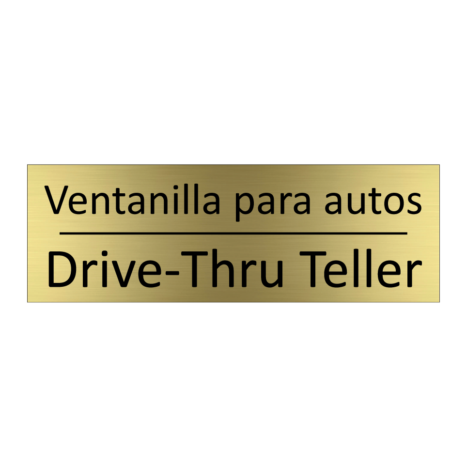 Ventanilla para autos - Drive-Thru Teller