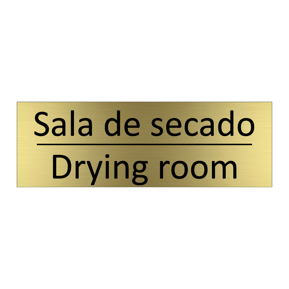 Sala de secado - Drying room