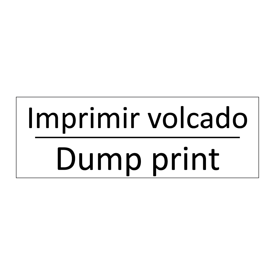 Imprimir volcado - Dump print