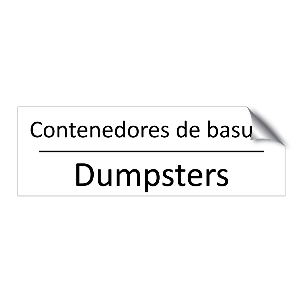Contenedores de basura - Dumpsters