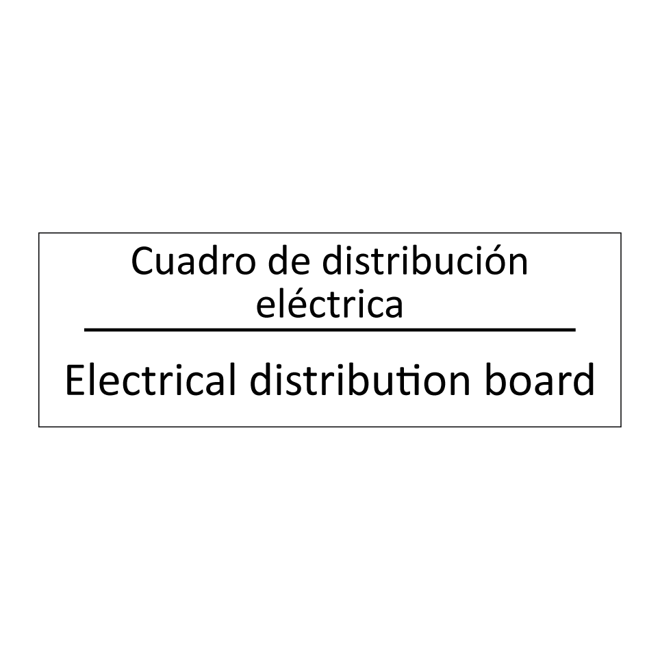 Cuadro de distribución /.../ - Electrical distribution board