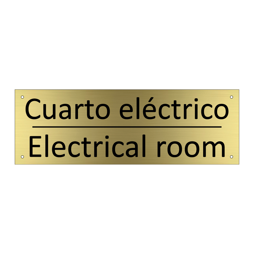 Cuarto eléctrico - Electrical room