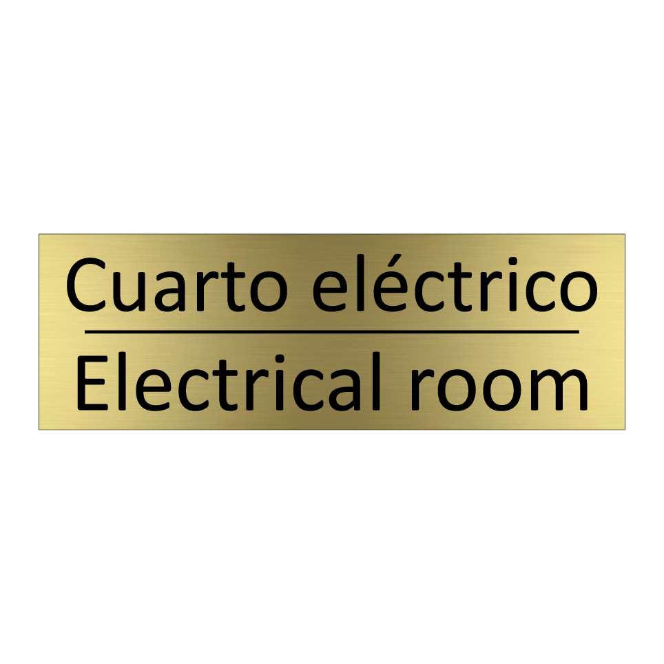 Cuarto eléctrico - Electrical room