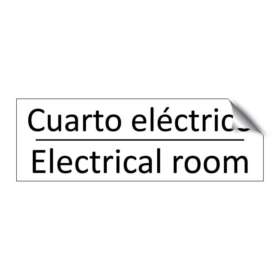 Cuarto eléctrico - Electrical room