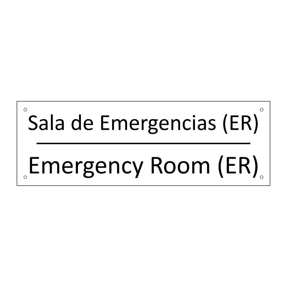 Sala de Emergencias (ER) - Emergency Room (ER)