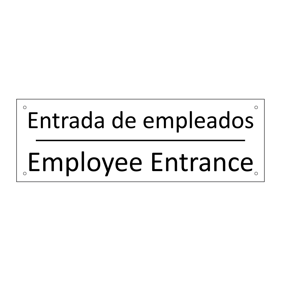 Entrada de empleados - Employee Entrance