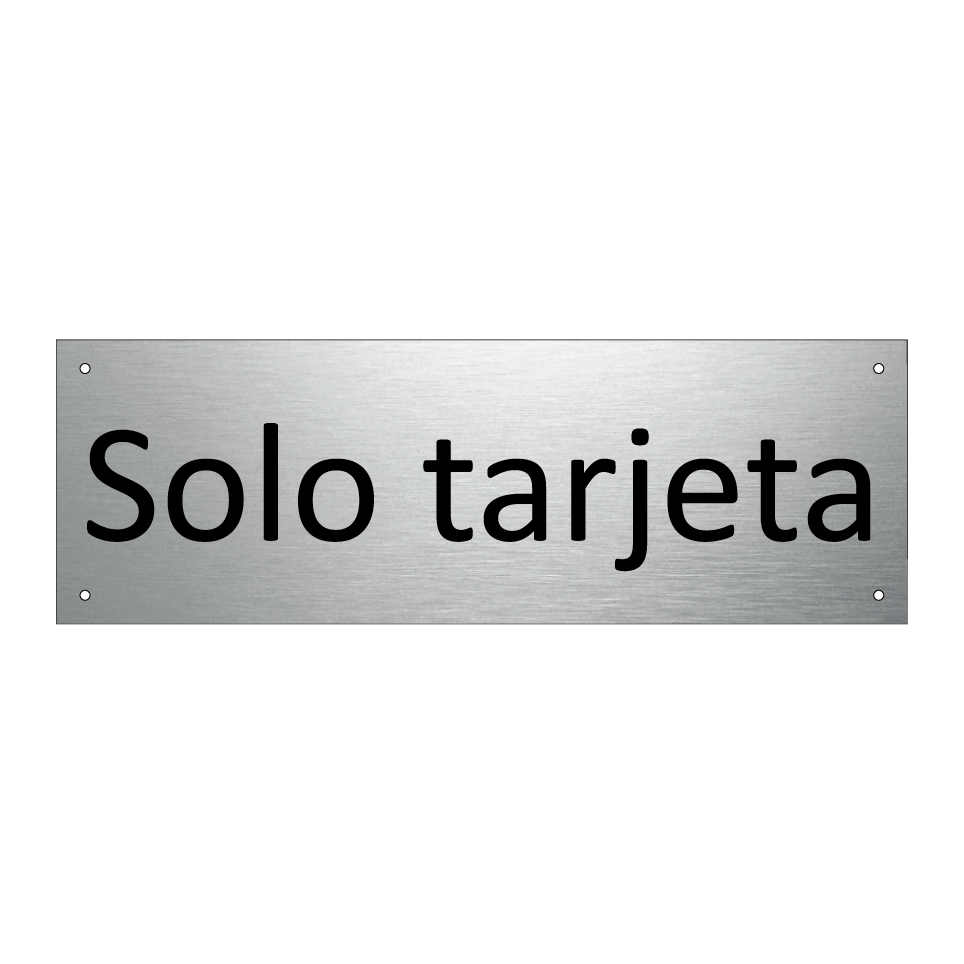 Solo tarjeta
