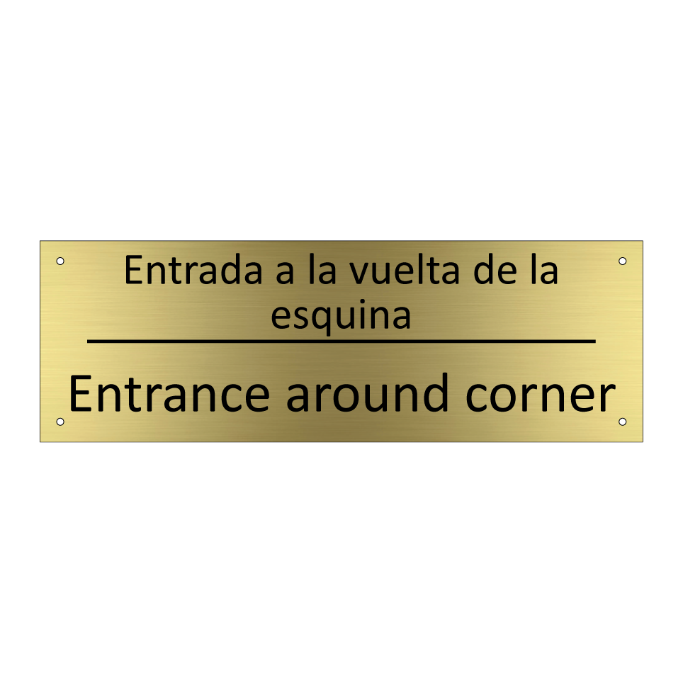 Entrada a la vuelta de la /.../ - Entrance around corner