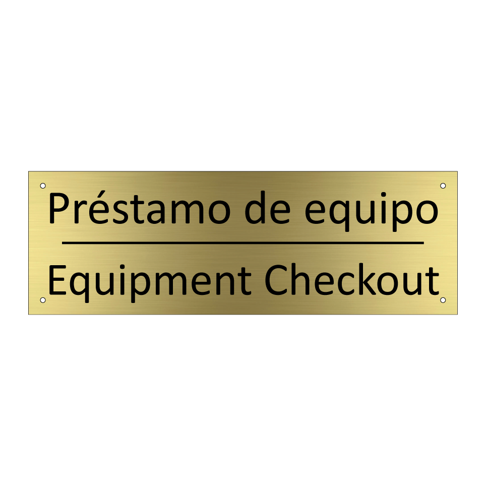 Préstamo de equipo - Equipment Checkout
