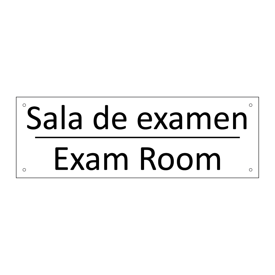 Sala de examen - Exam Room