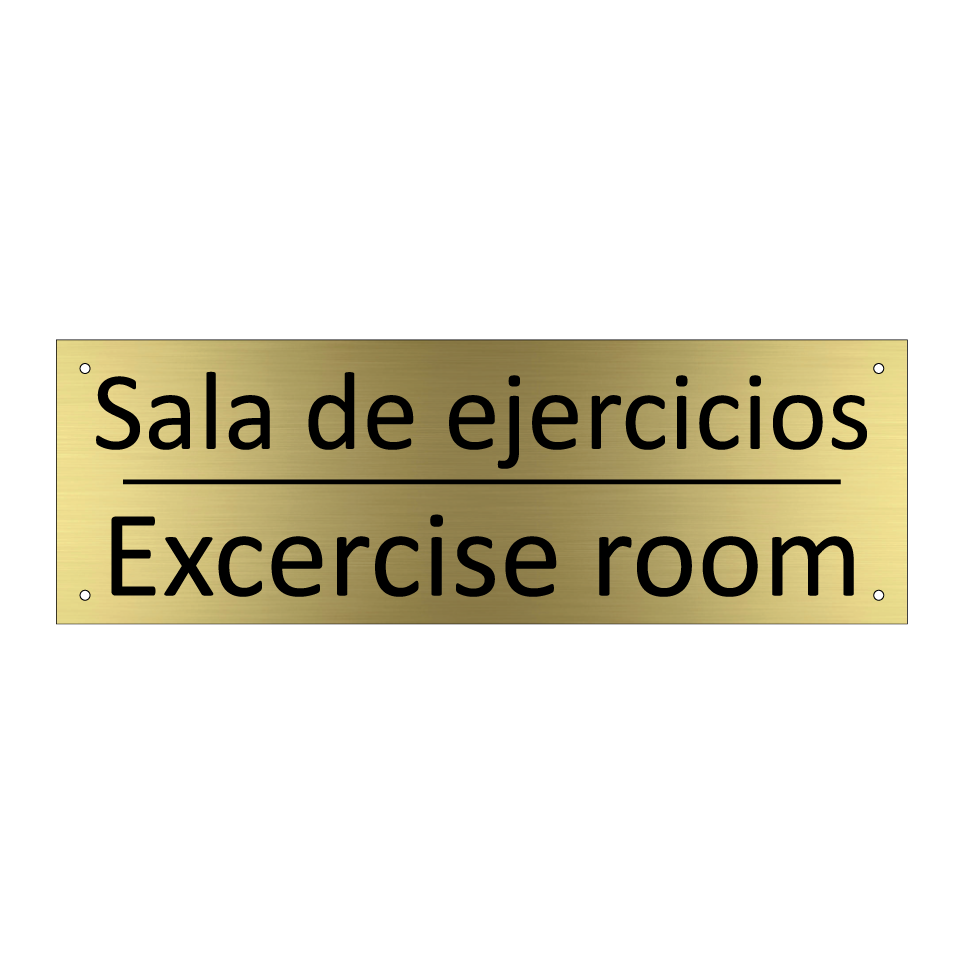 Sala de ejercicios - Excercise room