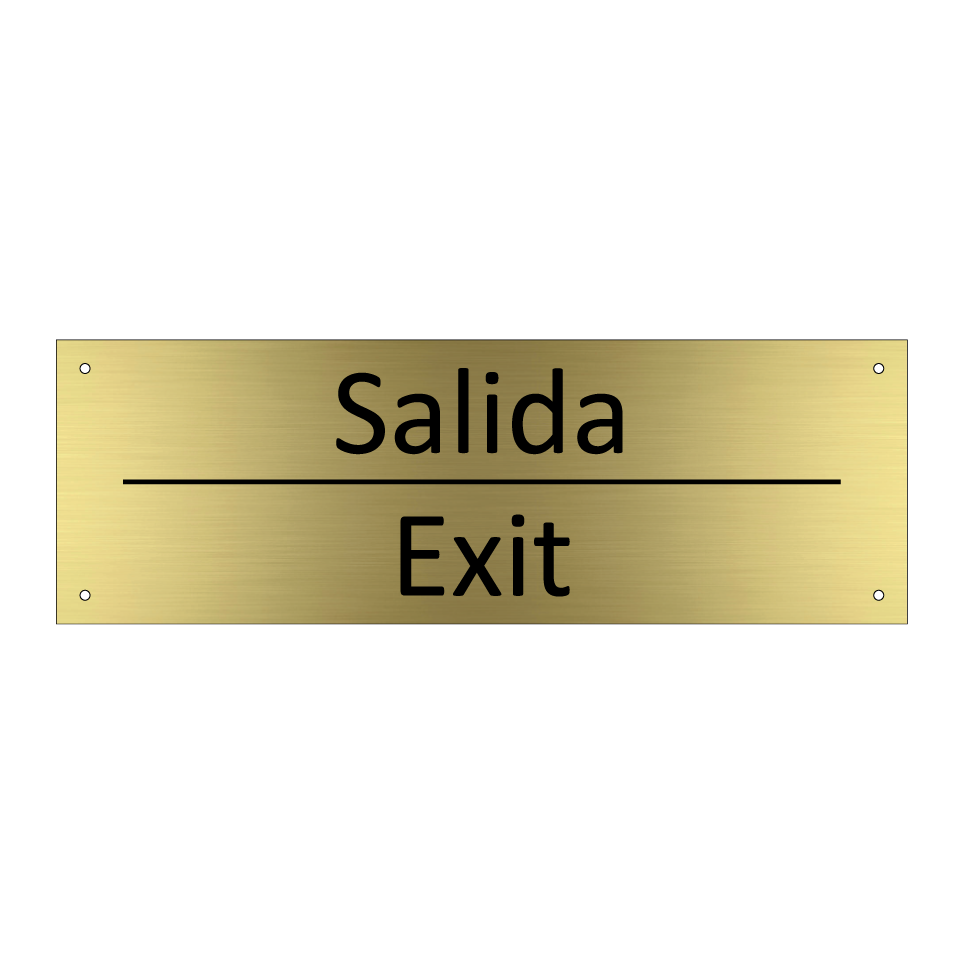 Salida - Exit