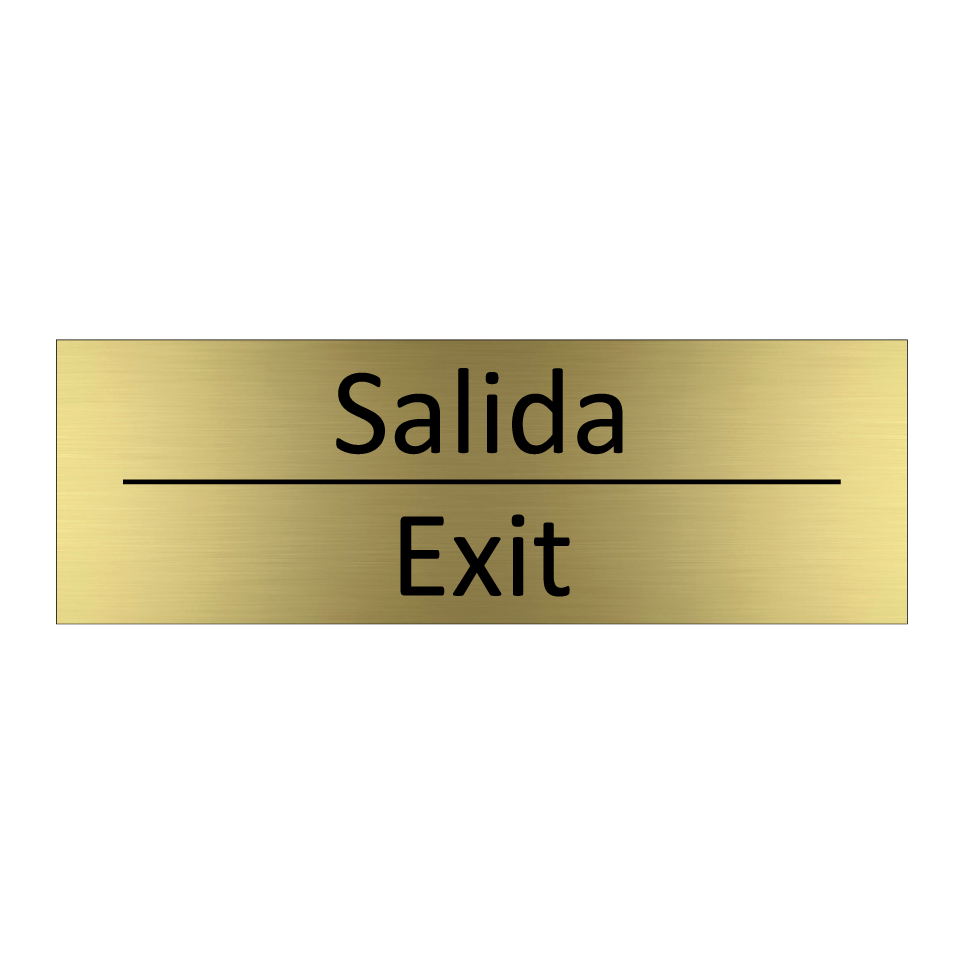 Salida - Exit