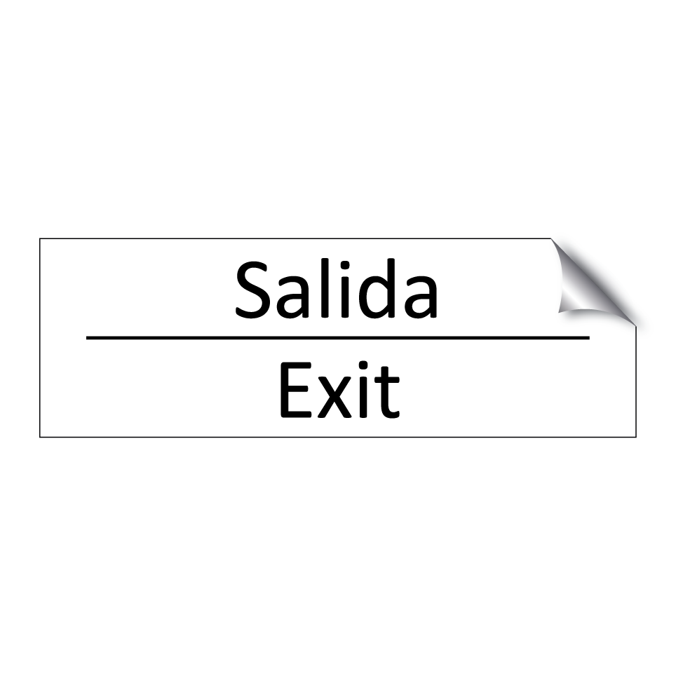 Salida - Exit