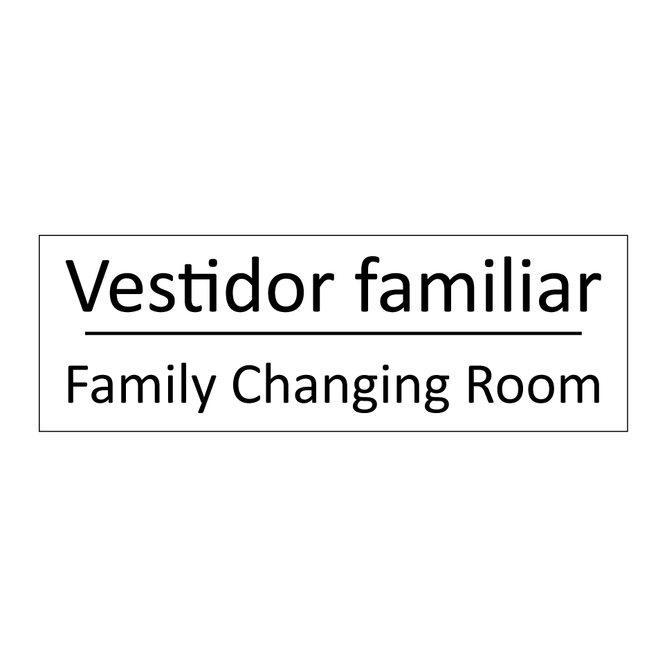 Vestidor familiar - Family Changing Room