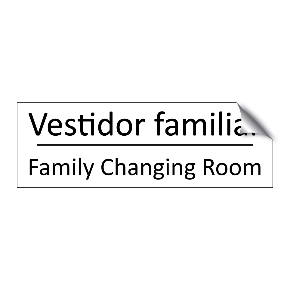 Vestidor familiar - Family Changing Room