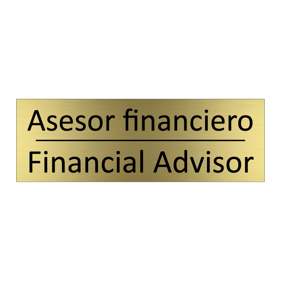 Asesor financiero - Financial Advisor