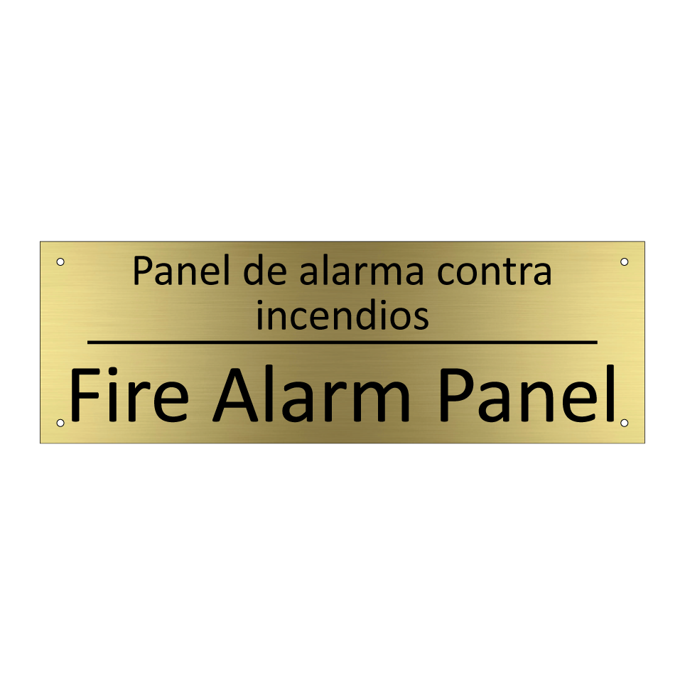 Panel de alarma contra /.../ - Fire Alarm Panel