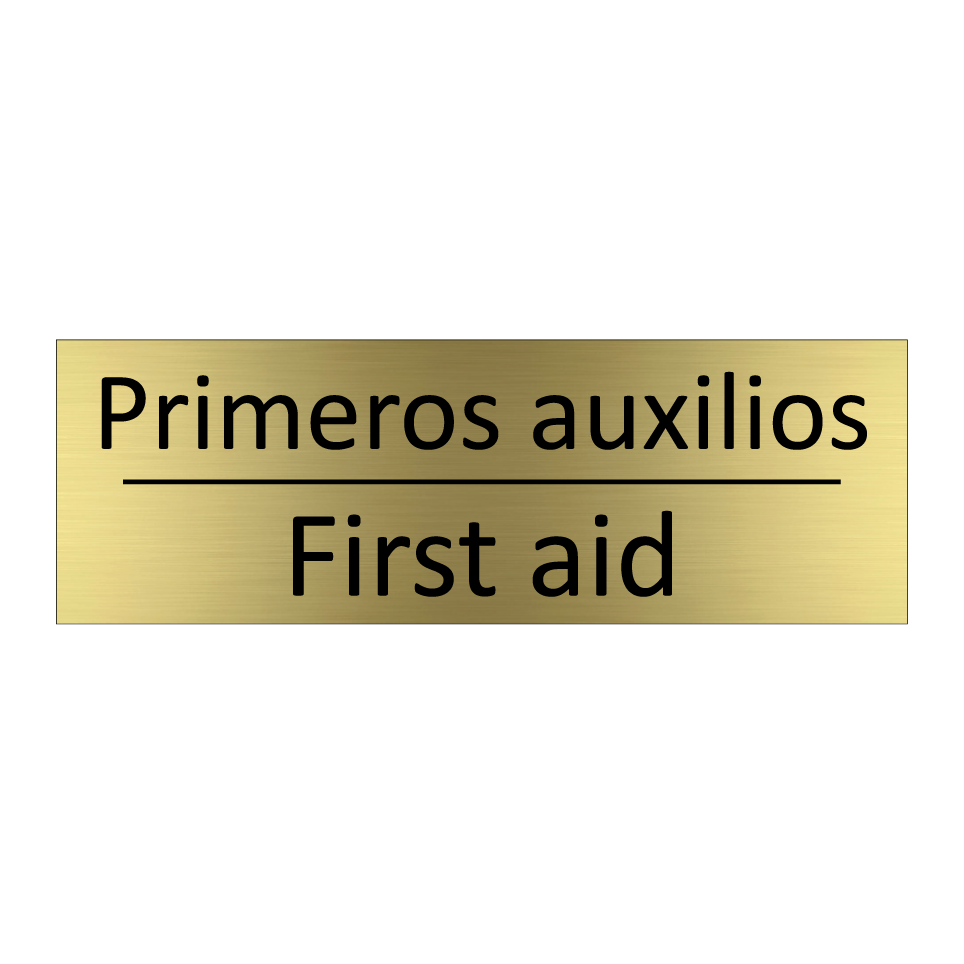 Primeros auxilios - First aid