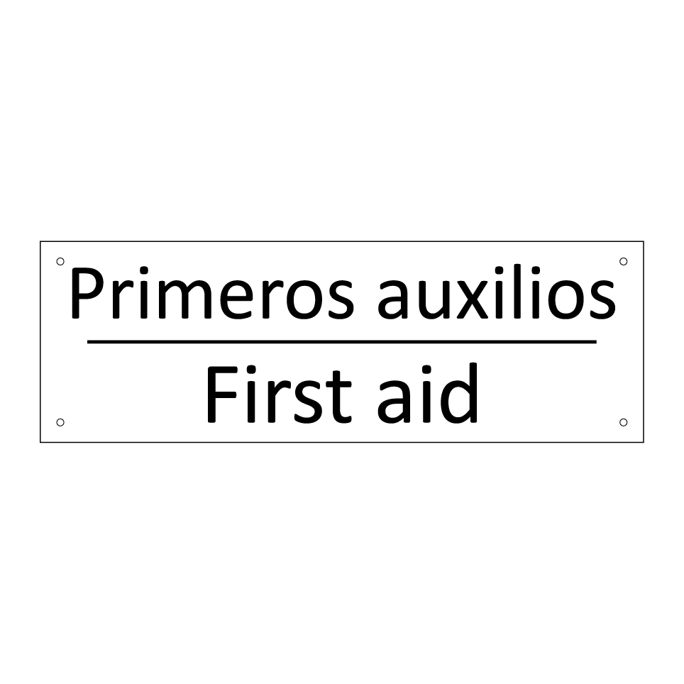 Primeros auxilios - First aid