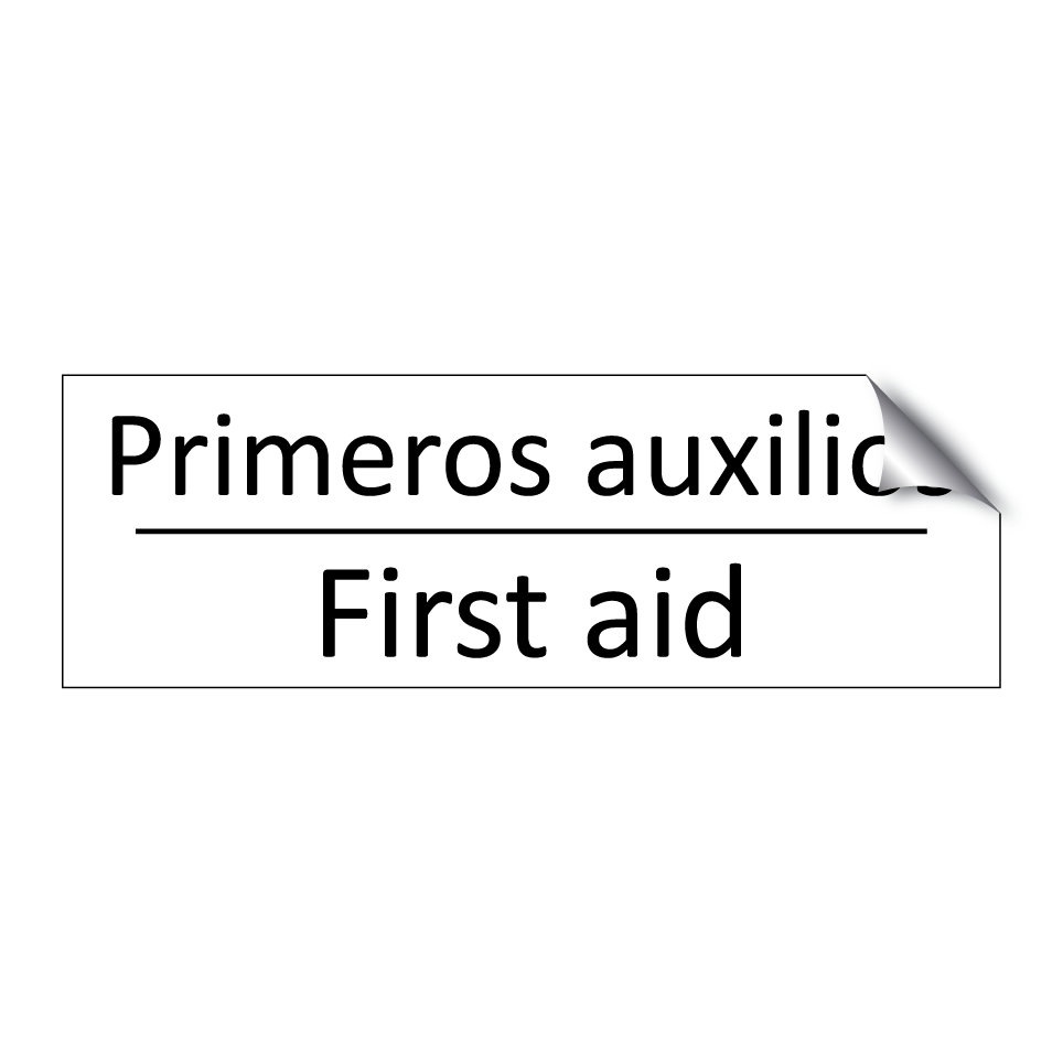 Primeros auxilios - First aid