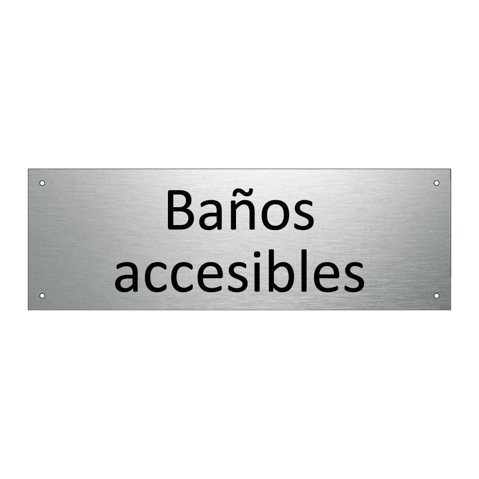 Baños accesibles