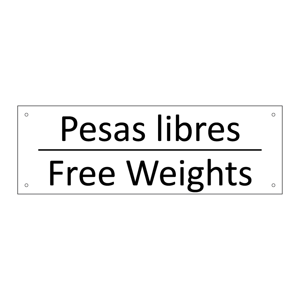 Pesas libres - Free Weights