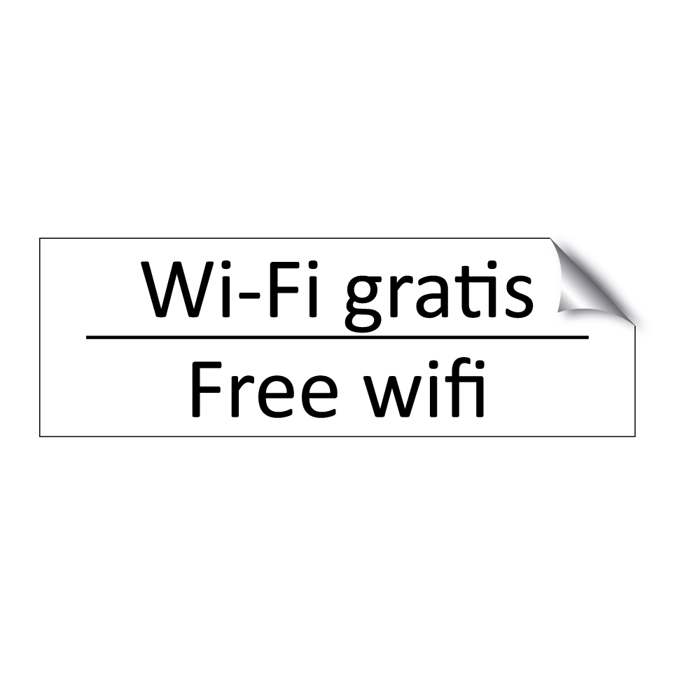 Wi‑Fi gratis - Free wifi